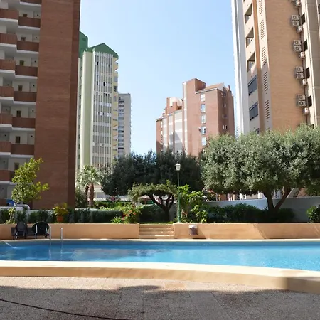 Karola 3C Apt With Pool Benidorm Exterior photo